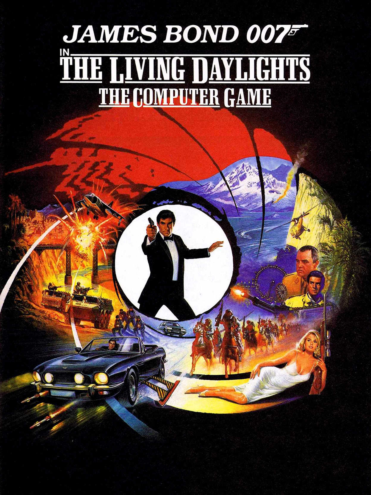 James Bond 007: The Living Daylights cover