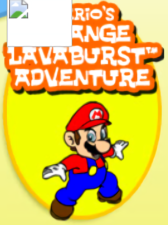 Mario's Orange Lavaburst Adventure cover