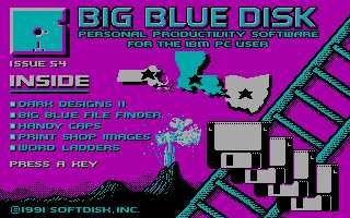 Big Blue Disk #54 cover