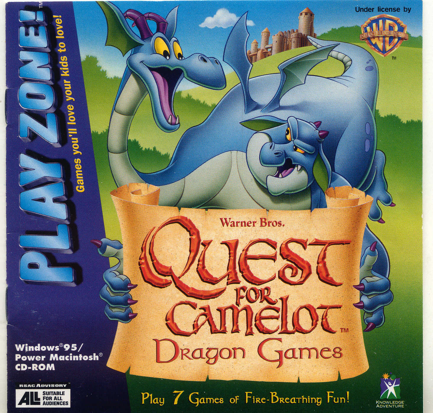 Quest for Camelot: Dragon Games cover