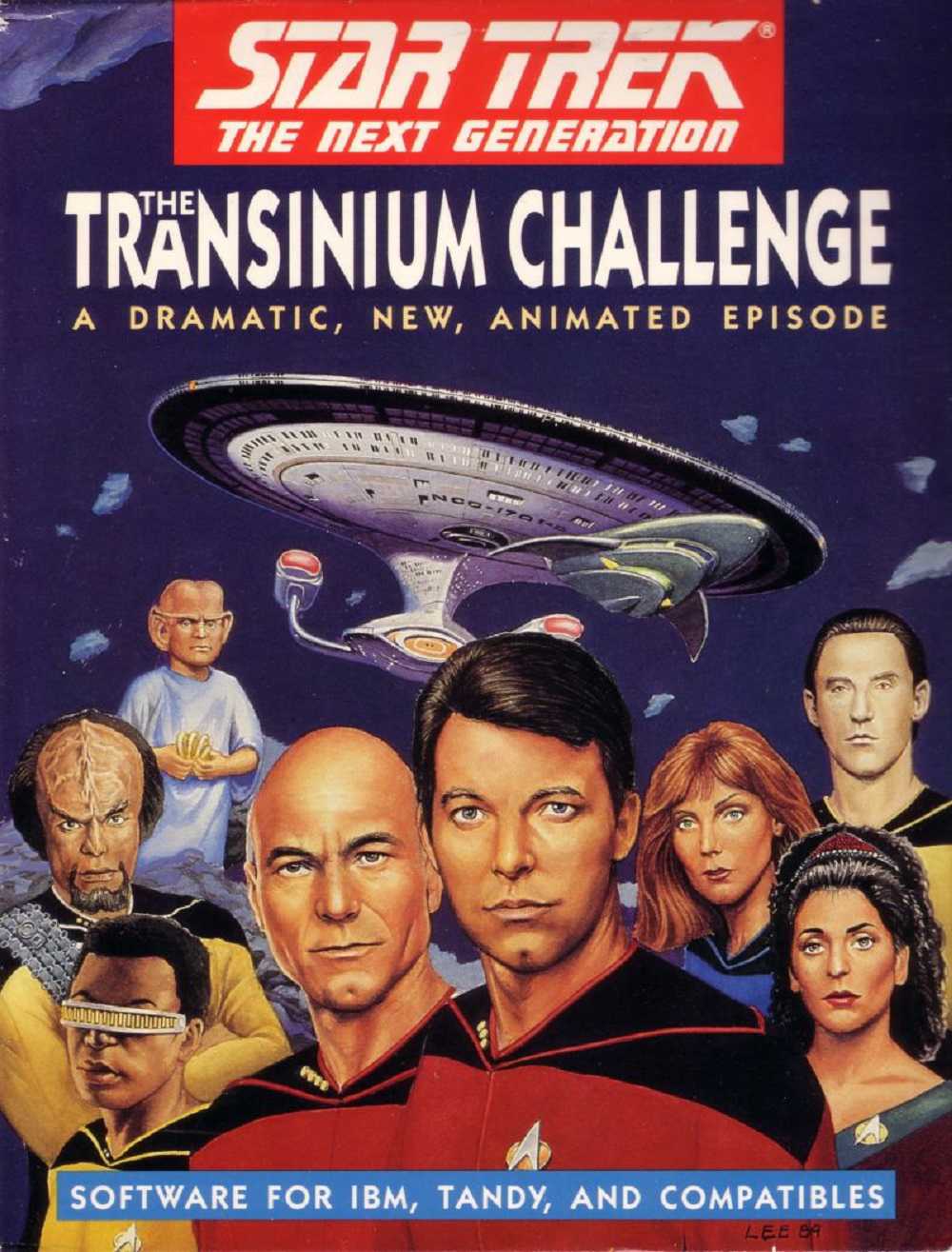 Star Trek: The Next Generation - The Transinium Challenge cover
