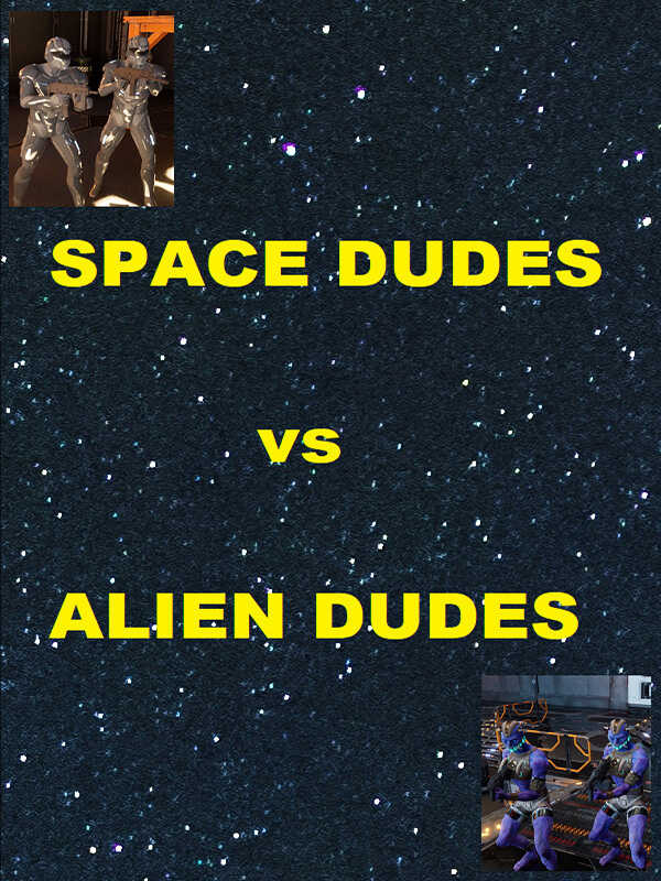 Space Dudes vs Alien Dudes cover
