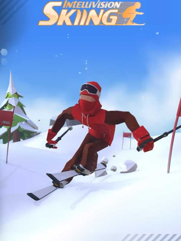 Intellivision Skiing cover