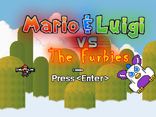 Mario & Luigi vs. The Furbies cover