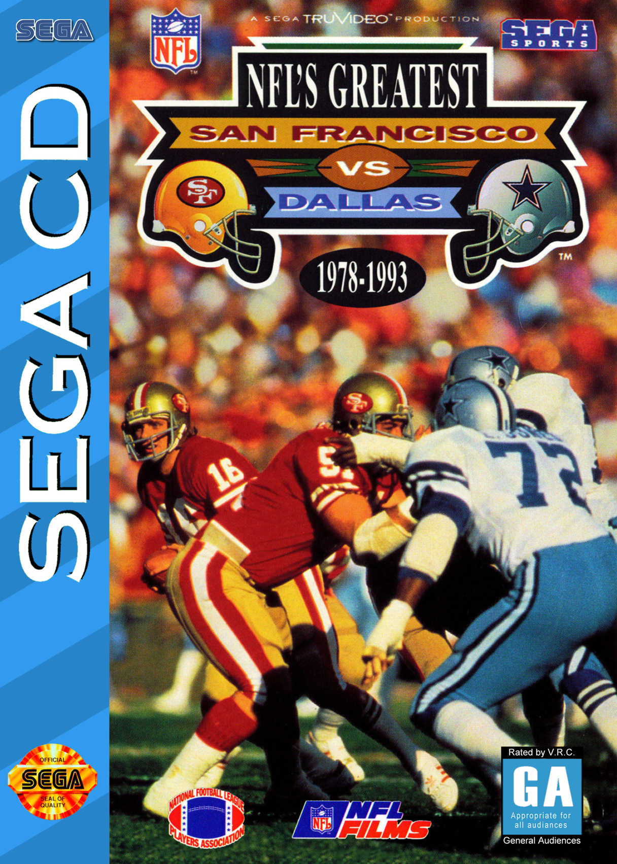 NFL's Greatest: San Francisco vs. Dallas 1978-1993 cover