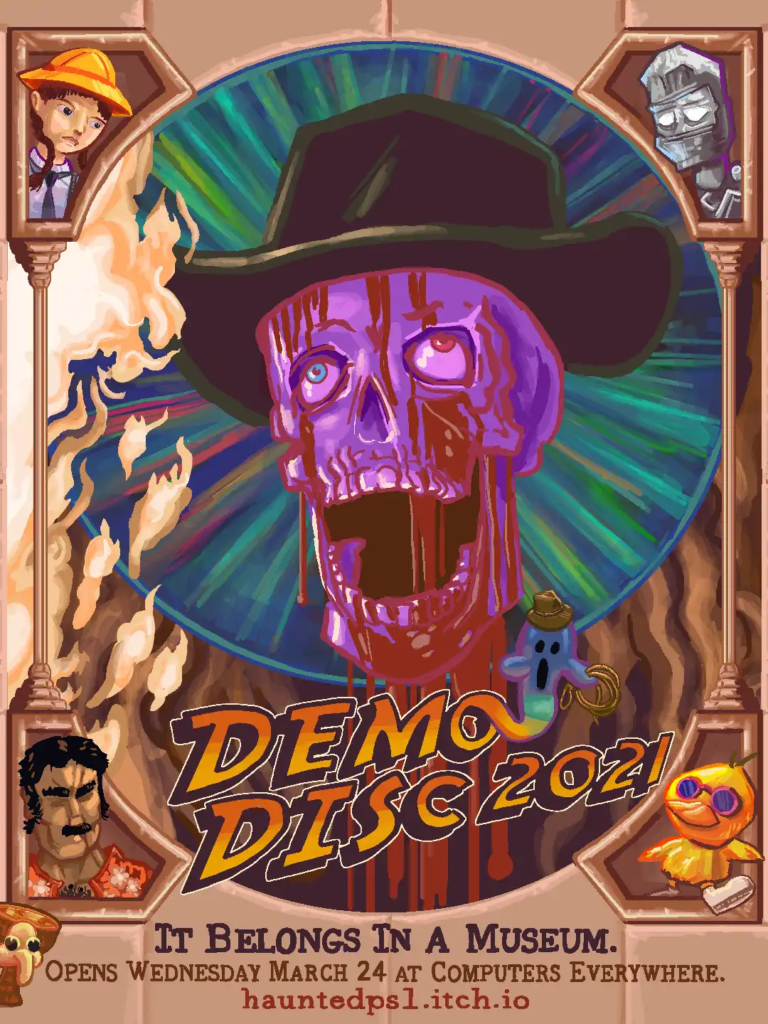 Haunted PS1 Demo Disc 2021 cover