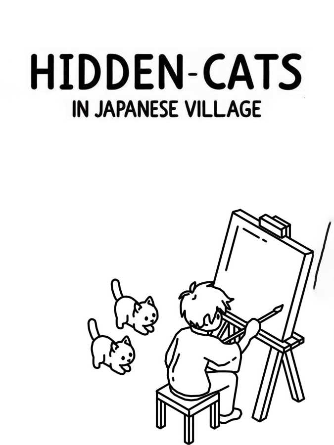Hidden Cats In Japanese Village cover