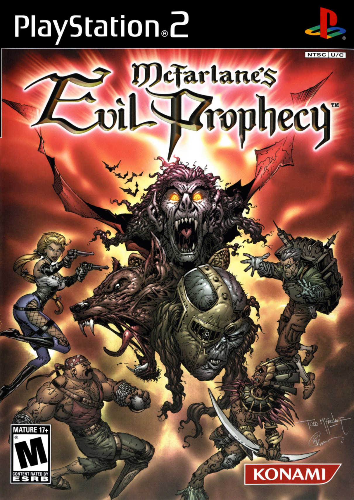 McFarlane's Evil Prophecy cover