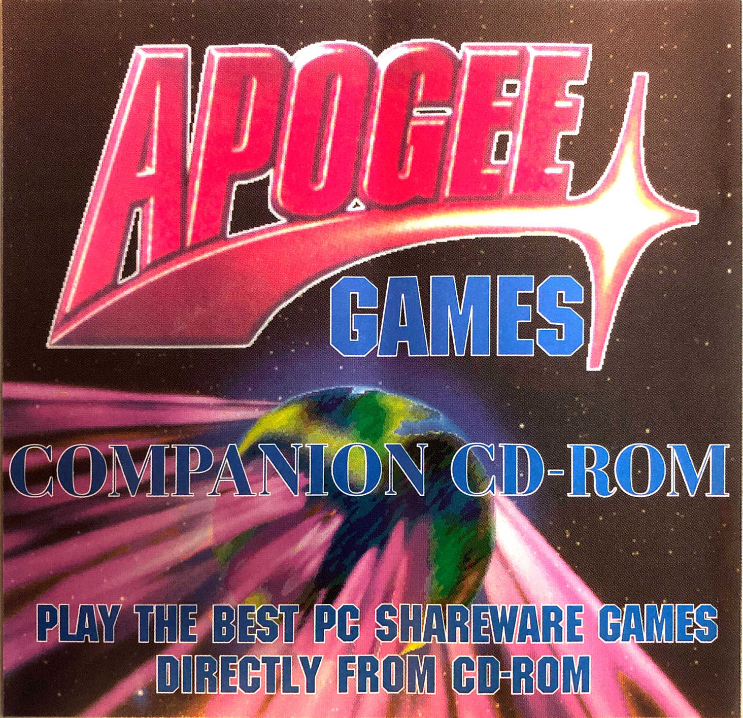 Apogee Games: Companion CD-ROM cover