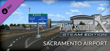 Microsoft Flight Simulator X: Steam Edition - Sacramento Airport cover