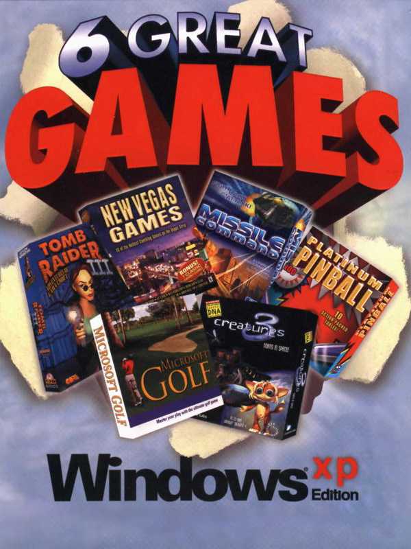 6 Great Games: Windows XP Edition cover
