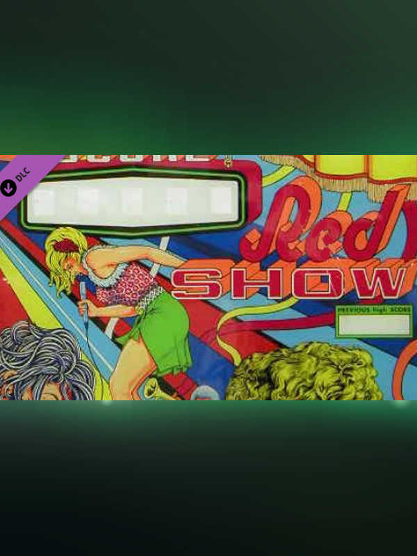 Zaccaria Pinball: Red Show Table cover