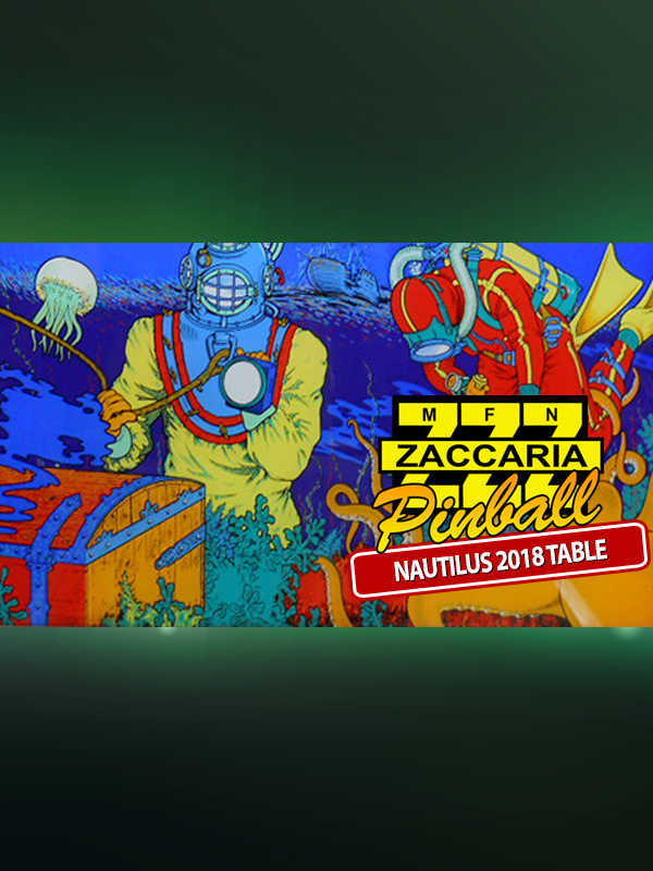 Zaccaria Pinball: Nautilus 2018 Table cover