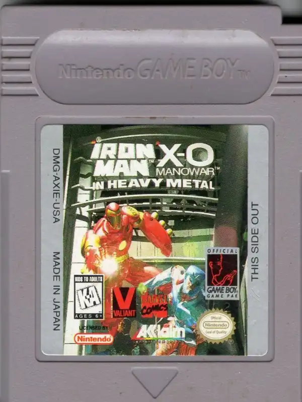 Iron Man and X-O Manowar in Heavy Metal cover