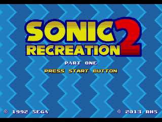 Sonic 2 Recreation cover