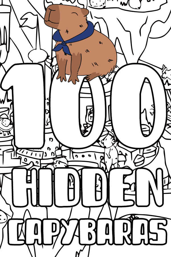 100 Hidden Capybaras cover