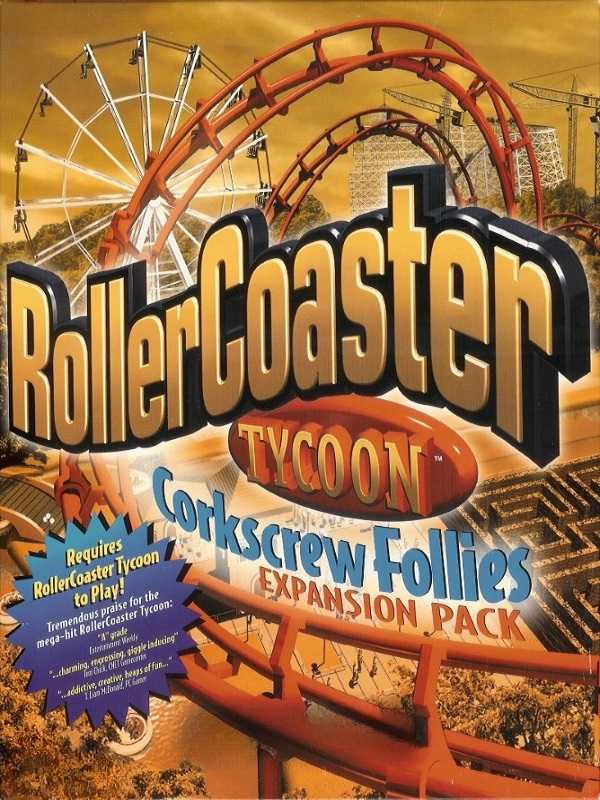 RollerCoaster Tycoon: Corkscrew Follies cover