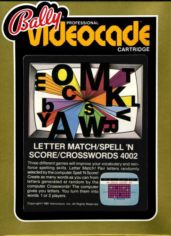 Letter Match / Spell N Score / Crosswords cover