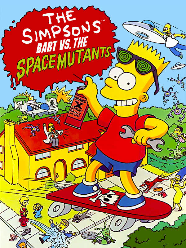 The Simpsons: Bart vs. The Space Mutants cover
