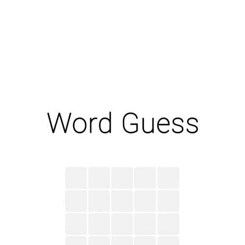 Word Guess cover