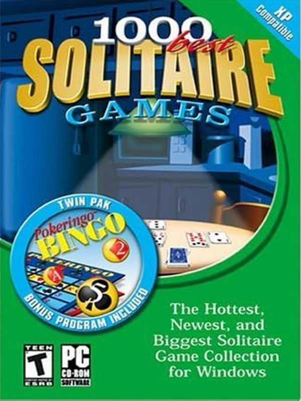 1000 Best Solitaire Games cover