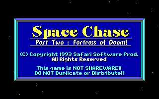 Space Chase II: Fortress of Doom! cover