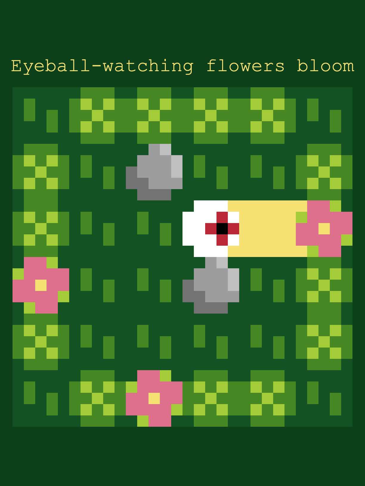 Eyeball-watching flowers bloom cover
