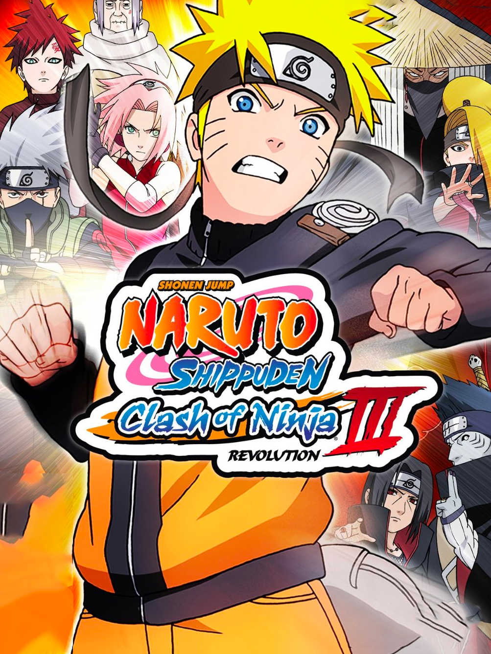 Naruto Shippuden: Clash of Ninja Revolution 3 cover