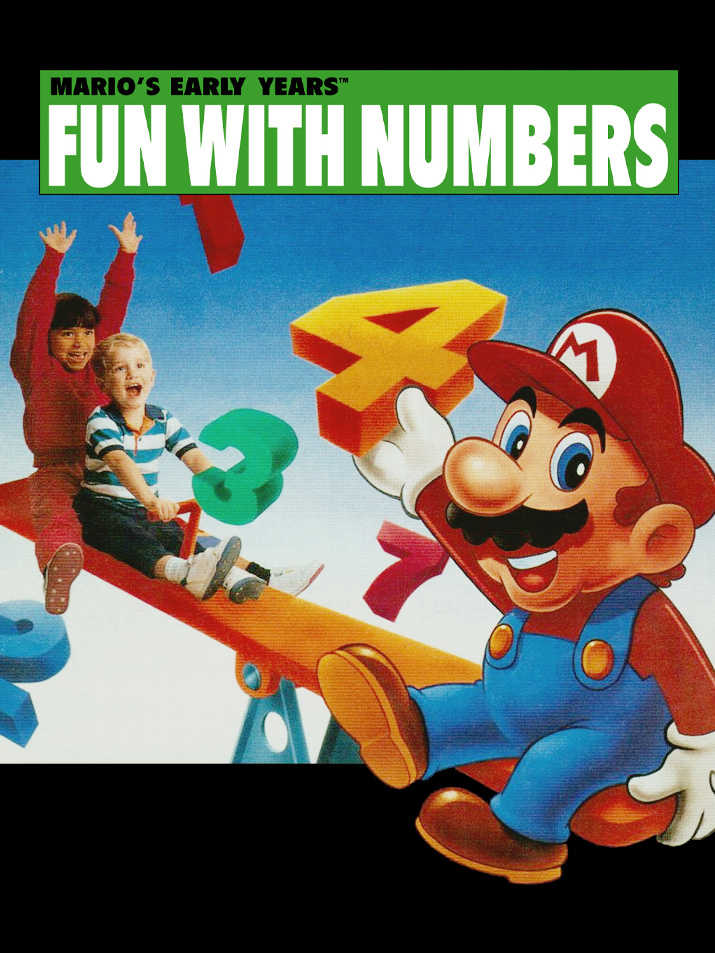 Mario's Early Years! Fun with Numbers cover