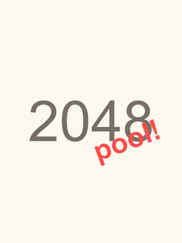 2048 Pool cover