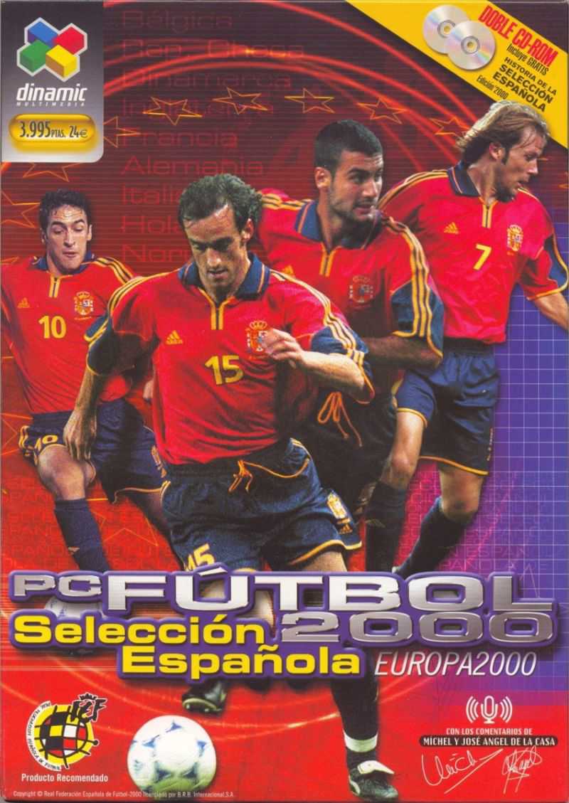 PC Fútbol Selección Española Europa 2000 cover