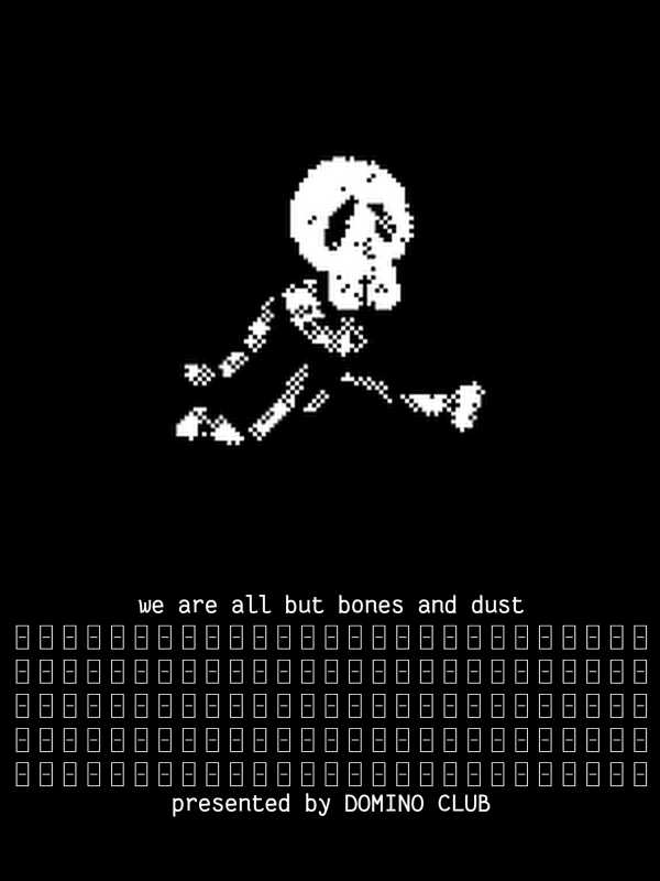 We are all but bones and dust cover