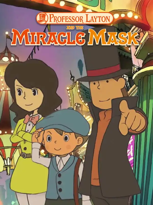 Professor Layton and the Miracle Mask cover