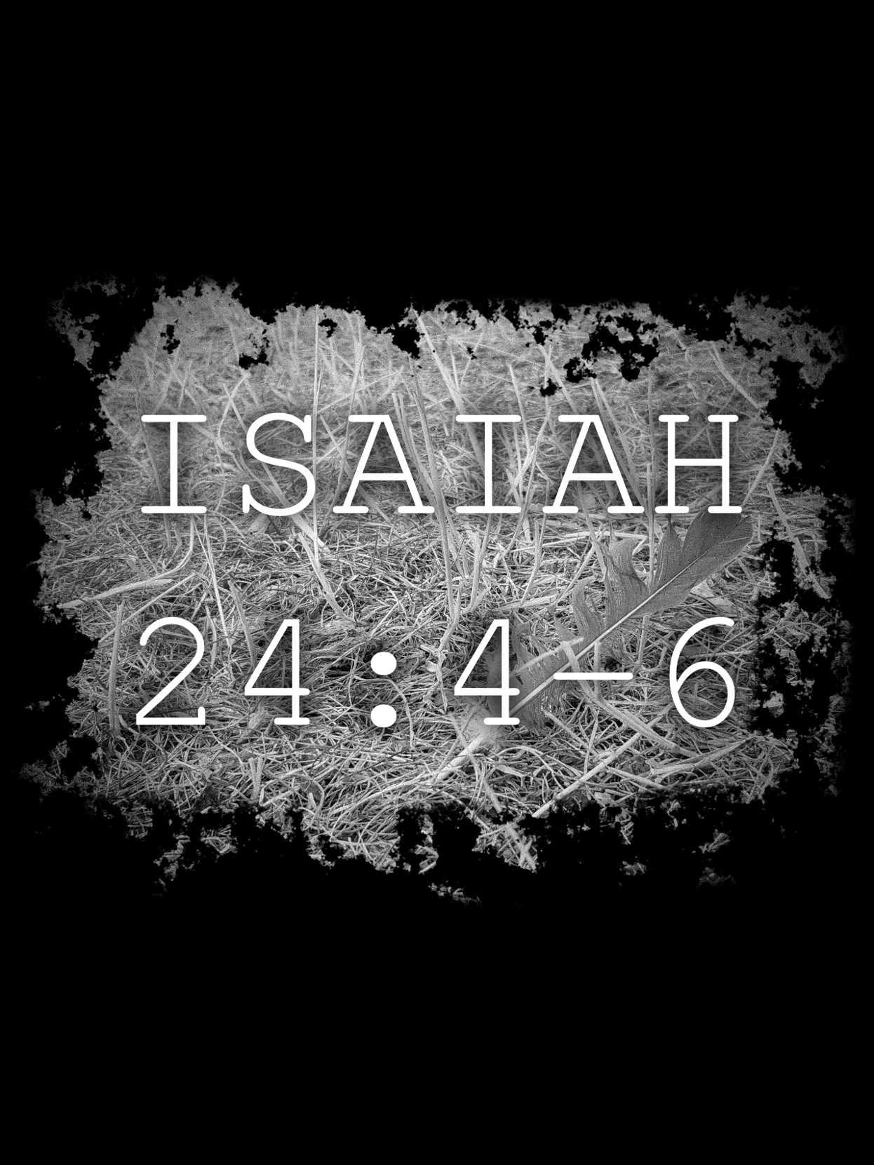 Isaiah 24:4-6 cover