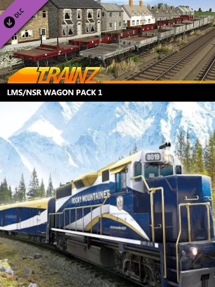 Trainz Railroad Simulator 2019: LMS/NSR Wagon Pack 1 cover