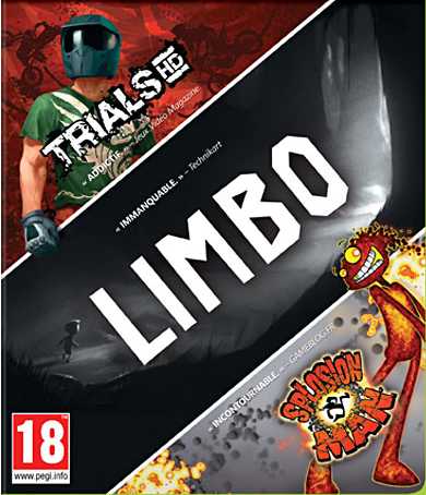 Triple Pack: Trials HD, Limbo, Splosion Man cover
