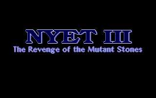 Nyet 3: Revenge of the Mutant Stones cover