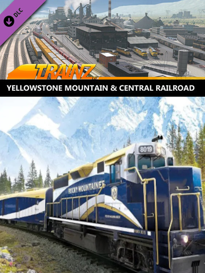 Trainz Railroad Simulator 2019: Yellowstone Mountain & Central Railroad cover