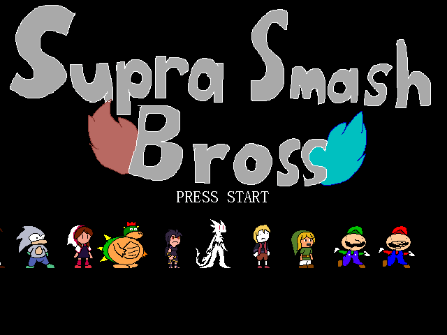 Supra Smash Bross For the Commodore 64 and ZX Spectrum cover