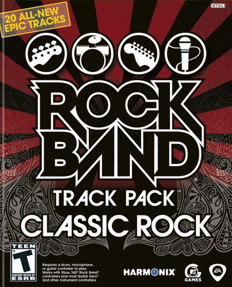 Rock Band Track Pack: Classic Rock cover