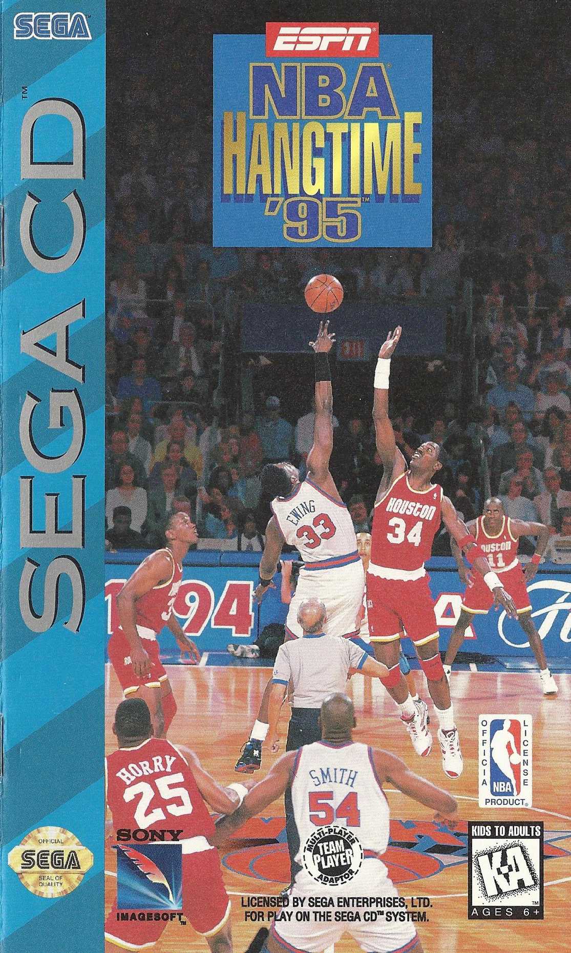 ESPN NBA HangTime '95 cover
