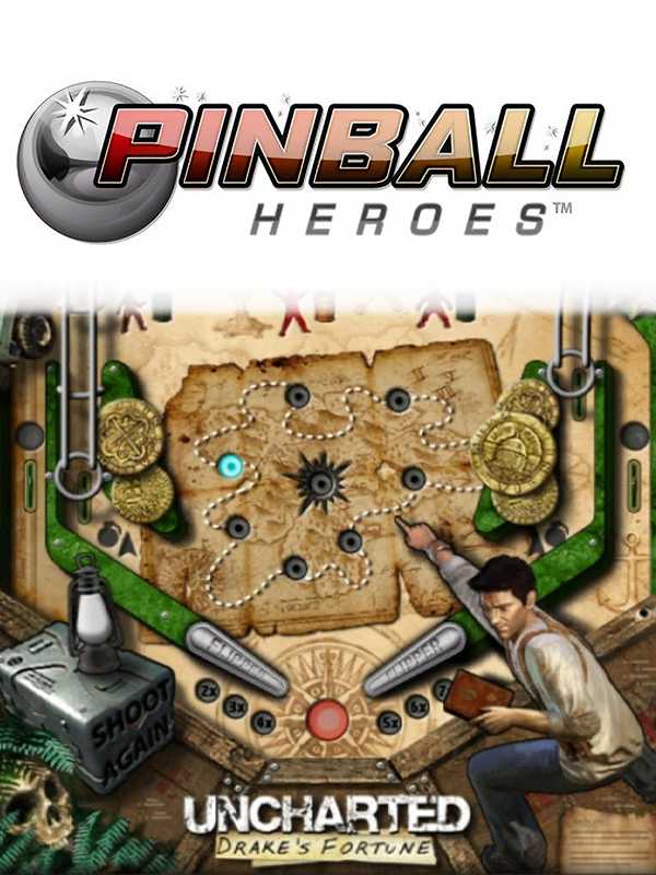 Pinball Heroes: Uncharted Drake's Fortune cover