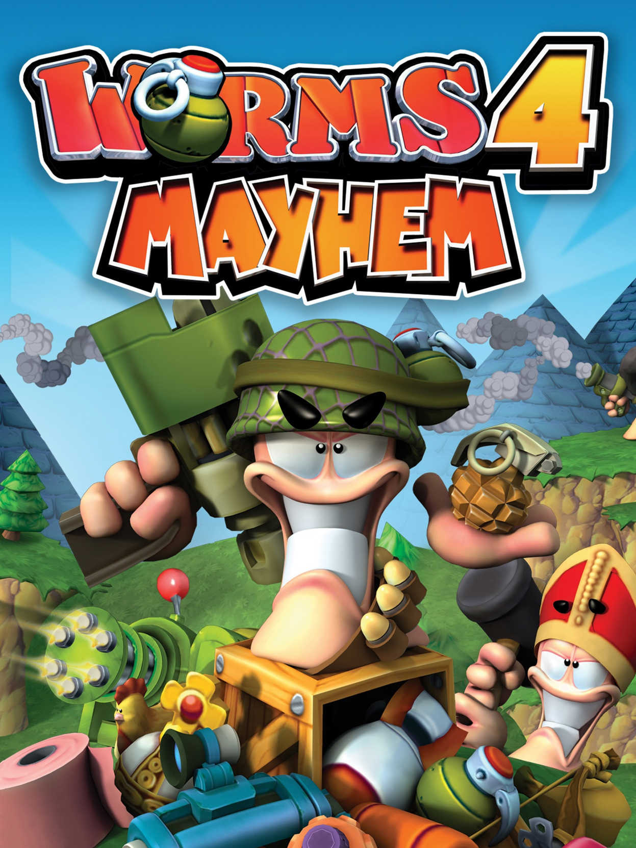 Worms 4: Mayhem cover