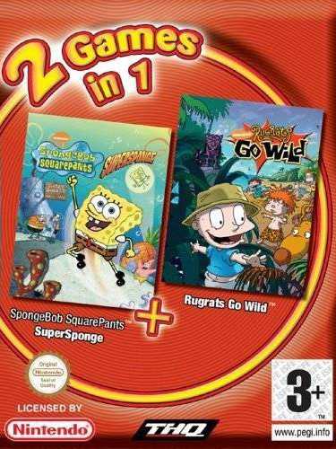 2 Games in 1: SpongeBob SquarePants: SuperSponge + Rugrats Go Wild! cover