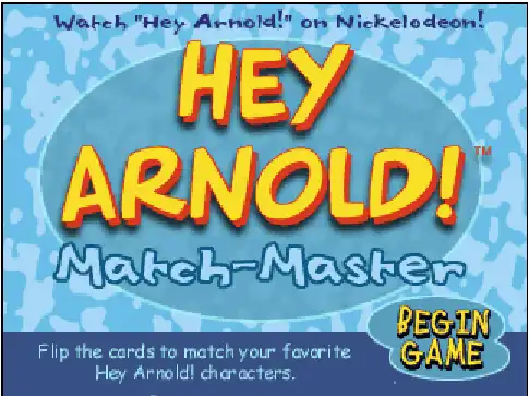 Hey Arnold!: Match-Master cover