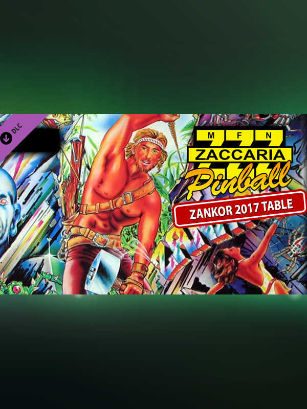 Zaccaria Pinball: Zankor 2017 Table cover