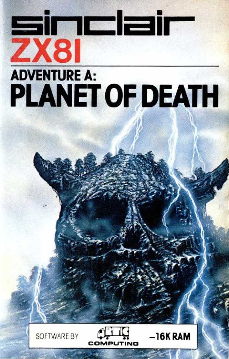 Adventure A: Planet of Death cover