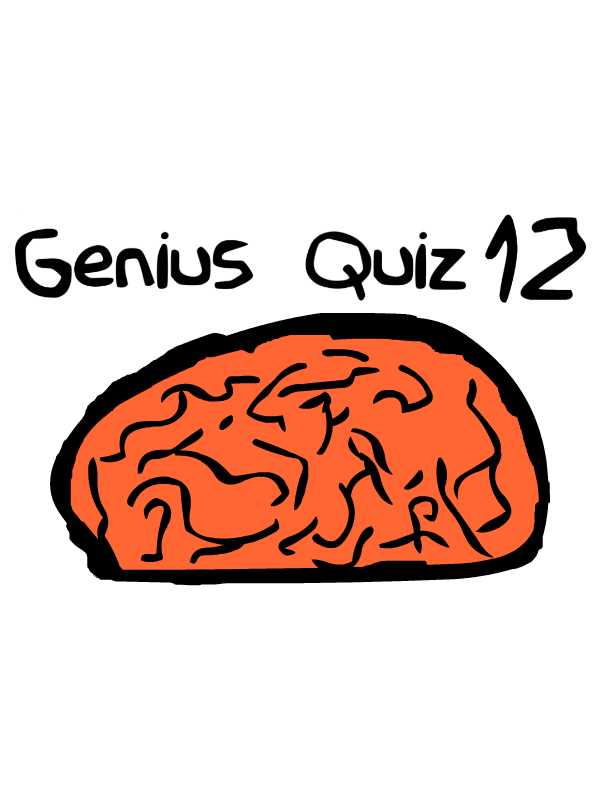 Genius Quiz 12 cover
