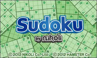Sudoku by Nikoli cover