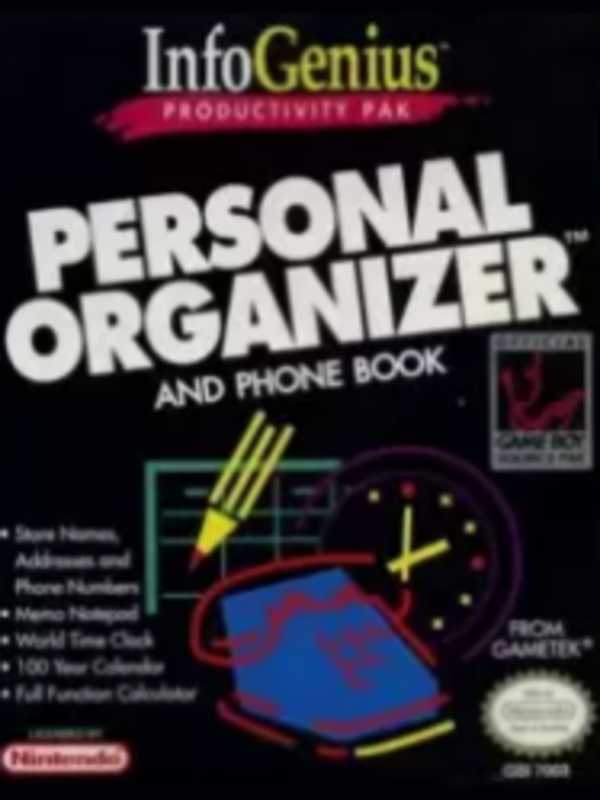 Personal Organizer and Phone Book cover